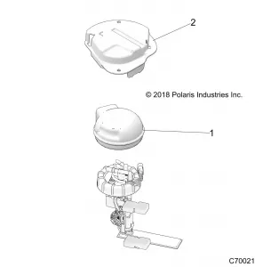 BODY, Топливная система PFA COVER - Z18VFE92BB/BM/BS/BU/LBK (C700215)