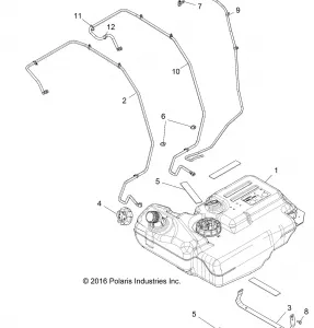 BODY, Топливная система TANK - Z18VFE92BB/BM/BS/BU/LBK (701384)