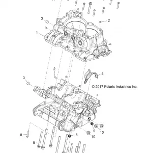 ENGINE, Картер - Z18VFE92BB/BM/BS/BU/LBK (701921)