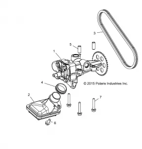 ENGINE, Маслянный насос - Z18VFE92BB/BM/BS/BU/LBK (700466)