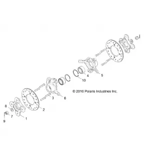 SUSPENSION, FRONT CARRIER AND HUB - Z18VFE92BB/BM/BS/BU/LBK (702134)