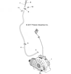 DRIVE TRAIN, FRONT GEARCASE MOUNTING - Z18VDR99AL/BL (702023)