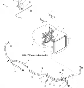 ENGINE, Охлаждение SYSTEM - Z18VDE99AK/AW/AJ/BJ/BK/BW/LW/K99AK/BK/M99AL/R99AL/BL (702028)