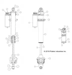 SUSPENSION, FRONT SHOCK INTERNALS - Z18VDM99AL (702419)