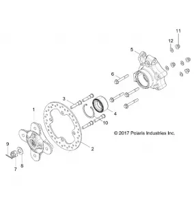 SUSPENSION, REAR CARRIER - Z18VDE99AK/AW/AJ/BJ/BK/BW/LW/K99AK/BK/M99AL/R99AL/BL (702254)