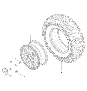 WHEELS, FRONT - Z18VDE99AK/AW/AJ/BJ/BK/BW/LW/K99AK/BK/M99AL (701205)