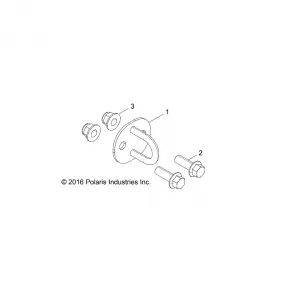 CHASSIS, TOW HOOK - Z18VDS99CK (701602)