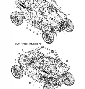 BODY, Наклейки - Z18VDE92LS (702078)