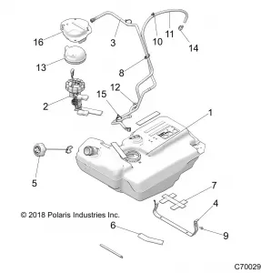 BODY, Топливная система TANK - Z19VCE99AM (C700297)