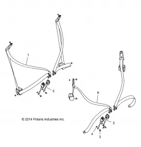 BODY, Сидение BELT MOUNTING - Z19VCE99AM (700006)