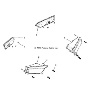 ELECTRICAL, HEADLIGHTS AND TAILLIGHTS - Z19VCE99AM (49RGRTAILLAMPS14RZR1000)