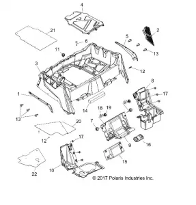 BODY, REAR RACK and FENDERS - Z19VHA57F2 (702075)