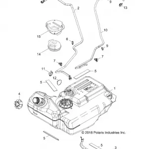 BODY, Топливная система TANK - Z19VBA87A2/E87AG/AK/LG (702441)