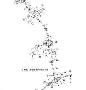 STEERING, POWER STEERING ASM. - Z19VBE87AG/AK/LG (702059)