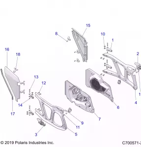 BODY, DOORS, REAR - Z19VFK99LE (C700571-2)