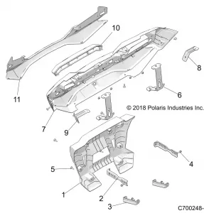 BODY, REAR BUMPER - Z19VFE99AD/BD/AK/BK/AN/BN/LD/K99AD/BD/AK/BK/AN/BN/LK/LE/L99AC/BC/M99AL (C700248-6)