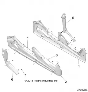 BODY, ROCKER PANELS - Z19VFE99AD/BD/AK/BK/AN/BN/LD/K99AD/BD/AK/BK/AN/BN/LK/LE/L99AC/BC/M99AL (C700286-2)