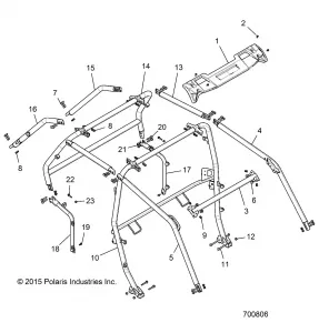 CHASSIS, CAB Рама - Z19VFE99AD/BD/AK/BK/AN/BN/LD/K99AD/BD/AK/BK/AN/BN/LK/LE/L99AC/BC/M99AL (700806)