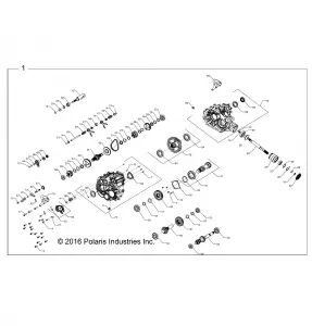 DRIVE TRAIN, MAIN GEARCASE INTERNALS - Z19VFE99AD/BD/AK/BK/AN/BN/LD/K99AD/BD/AK/BK/AN/BN/LK/L99AC/BC (701797)