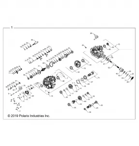 DRIVE TRAIN, MAIN GEARCASE INTERNALS - Z19VFK99LE (701795)