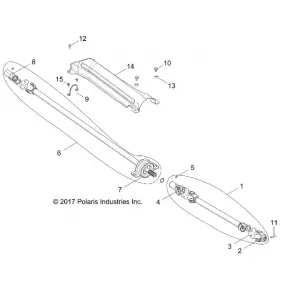 DRIVE TRAIN, PROP SHAFT - Z19VFE99AD/BD/AK/BK/AN/BN/LD/K99AD/BD/AK/BK/AN/BN/LK/LE/L99AC/BC/M99AL (702035)