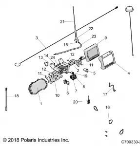 ELECTRICAL, DASH INSTRUMENTS AND CONTROLS - Z19VFK99LK/LE (C700330-2)