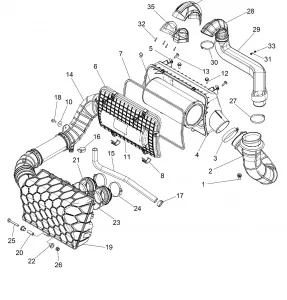 ENGINE, Впуск SYSTEM - Z19VFM99AL (49RGRAIRBOX151000AL)