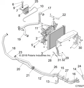 ENGINE, Охлаждение SYSTEM - Z19VFE99AD/BD/AK/BK/AN/BN/LD/K99AD/BD/AK/BK/AN/BN/LK/LE/L99AC/BC/M99AL (C700277)