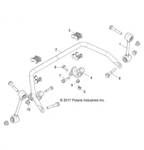 SUSPENSION, FRONT STABILIZER BAR- Z19VFE99AD/BD/AK/BK/AN/BN/LD/K99AD/BD/AK/BK/AN/BN/LK/LE/L99AC/BC/M99AL (702030)