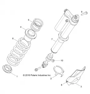 SUSPENSION, REAR SHOCK MOUNTING - Z19VFE99AD/BD/AK/BK/AN/BN/LD/K99AD/BD/AK/BK/AN/BN/LK/LE/L99AC/BC/M99AL (701210)