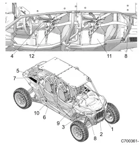 BODY, Наклейки COMMON - Z19VPL92AK/BK/AR/BR/AM/BM (C700361-1)