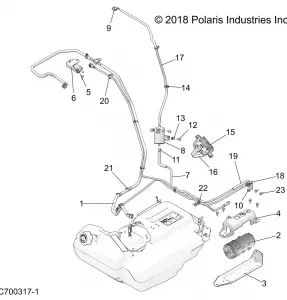 BODY, Топливная система LINES, EVAP - Z19VPL92BK/BR/BM (C700269-2701177)