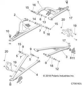 SUSPENSION, FRONT CONTROL ARMS - Z19VPL92AK/BK/AR/BR/AM/BM (C700163-2)