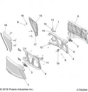 BODY, DOORS, REAR - Z19VPE92AM/BM (C700284-3)