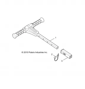 BODY, GRAB BAR, PASSENGER - Z19VPE92AM/BM (700282)