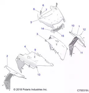 BODY, HOOD AND FRONT BODY WORK - Z19VPE92AM/BM (C700318-2)