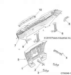 BODY, REAR BUMPER - Z19VPE92AM/BM (C700248-13)