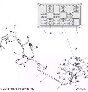 ELECTRICAL, WIRE HARNESS - Z19VPE92AM (C700454-2)