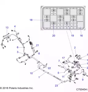 ELECTRICAL, WIRE HARNESS - Z19VPE92BM (C700454-3)