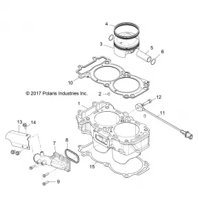 ENGINE, CYLINDER AND PISTON - Z19VPE92AM/BM (701923)