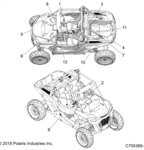 BODY, Наклейки COMMON - Z19VDE92LM (C700389-1)