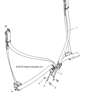 BODY, Сидение BELT MOUNTING - Z19VDE92AC/BC/AD/BD/AM/BM/LM/LAG/BG (700600)