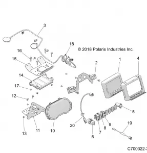 ELECTRICAL, DASH INSTRUMENTS AND CONTROLS - Z19VDL92AG/BG (C700322-3)