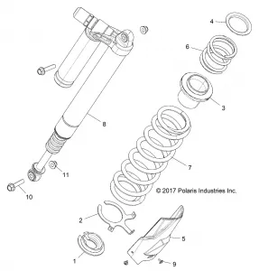 SUSPENSION, REAR SHOCK MOUNTING - Z19VDE92AC/BC/AD/BD/AM/BM/LM/LAG/BG (701929)