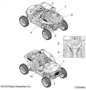 BODY, Наклейки, STANDARD -  Z19VEE92AM/BM (C700446-2)