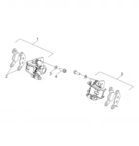 BRAKES, CALIPER, FRONT - Z20YAV17B2/B4/N2/N4/A2/A4 (A00063)