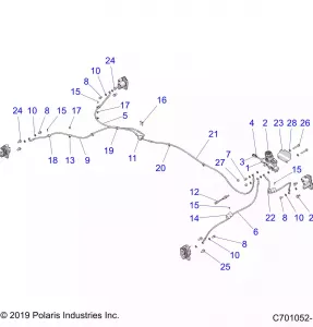 BRAKES, BRAKE LINES and MASTER CYLINDER - Z20CHA57K2 (C701052-1)