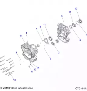 ENGINE, Картер - Z20CHA57K2 (C701045-2)