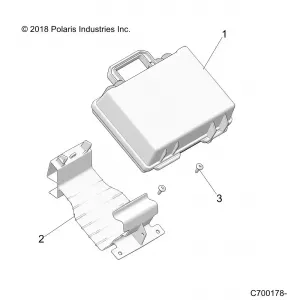 BODY, UNDERHOOD STORAGE - Z20CHE57AM (C700178-4)