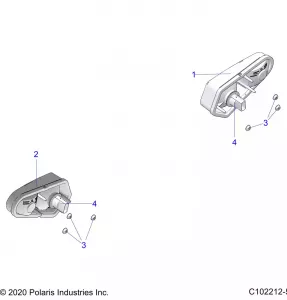 ELECTRICAL, TAILLIGHTS - Z20CHA57A2/E57AM (C102212-5)